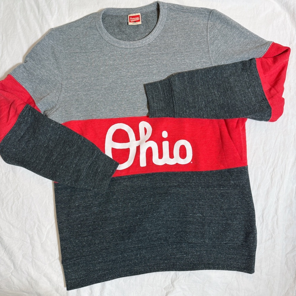 HOMAGE Script Ohio XL Buckeyes Crewneck